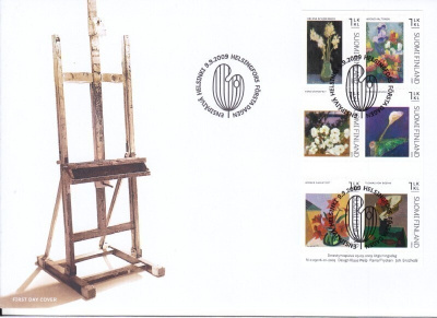 FDC 2009 Taidetta 6X 1lk
