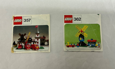 Lego Legoland 357 ja 362 OHJEET