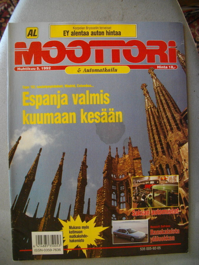 Moottori lehti Nro 5/1992 (17.3)