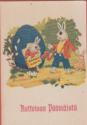 Aapo Karppanen Jäniksellä Kansanhuolto tsto