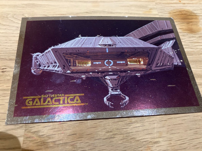 KORTTI Battlestar Galactica 1996 Boxtopper Insert BB2