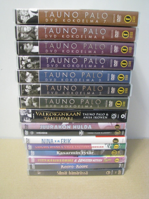 TAUNO PALO ELOKUVIA + KIRJA + CD ( mm. Dvd-kokoelma 1 - 7 )