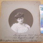 Valokuva+Nimmari Oopperalaulaja Agnes Poschner-Zilken 1905 - pikkukuva 1