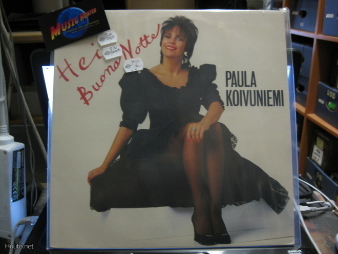 PAULA KOIVUNIEMI - HEI BUONA NOTTE - LP FIN M-/ M-
