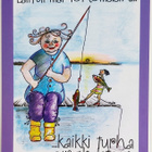 "Laiturilla löhöillään..."-KULKEMATON POSTIKORTTI - pikkukuva 1