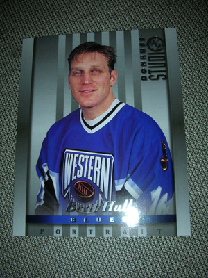 Donruss studio 11 Brett Hull