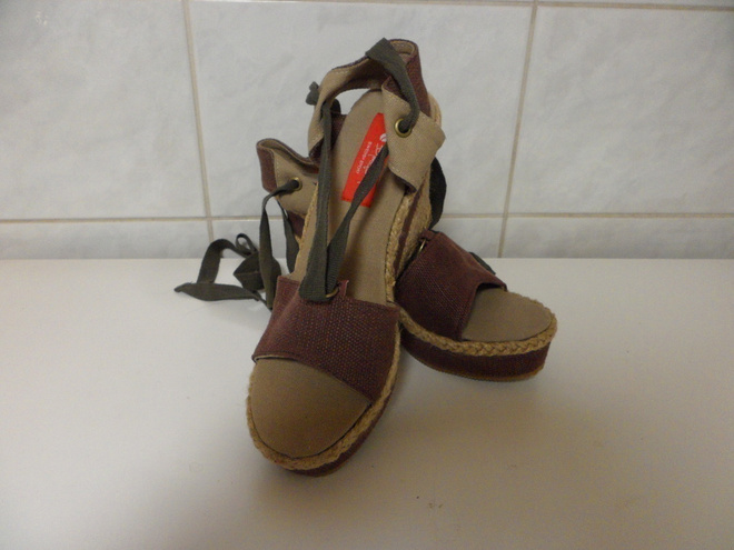 Uudet, ruskeat Björn Borg platform espadrillossandaalit,40