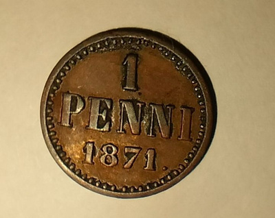 Vuoden 1871 1 penni