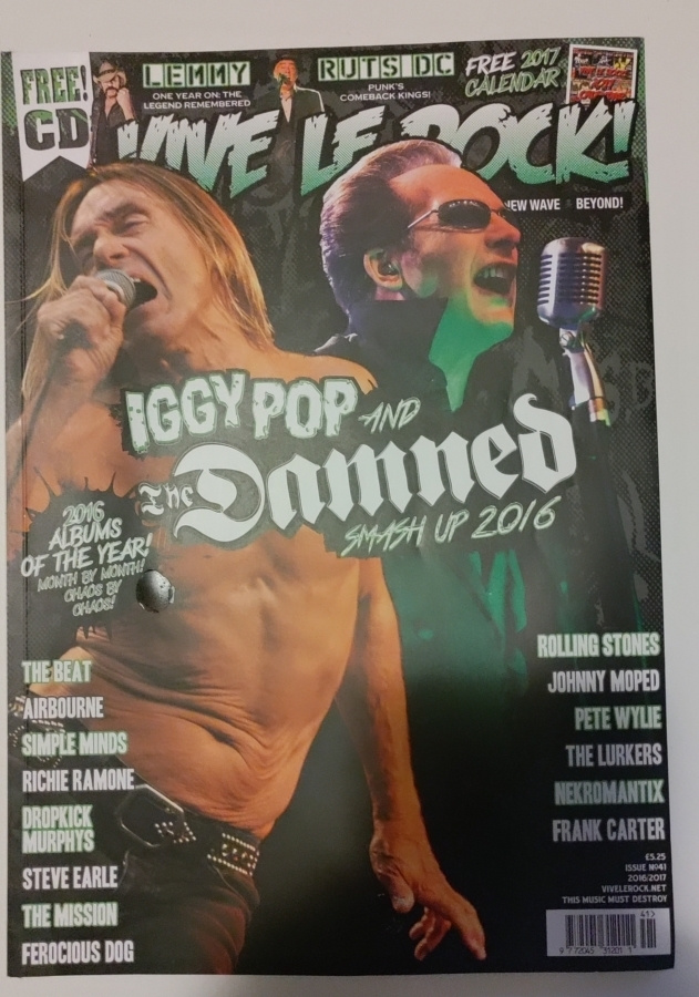 Vive Le Rock lehti #41 - Iggy Pop / The Damned