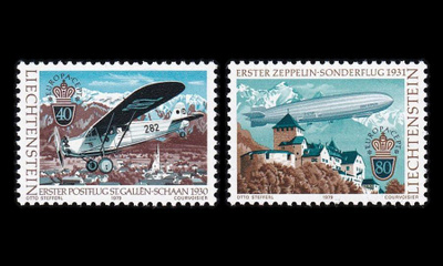 Liechtenstein 723-4 ** Europa postihistoria (1979)