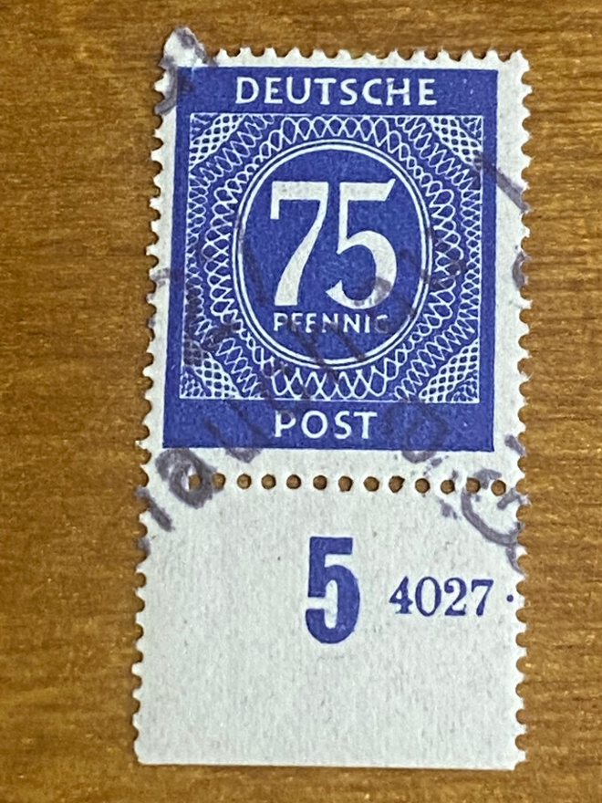 SAKSA 1948 NEUVOSTOLIITTO SEKTORI MERKKI**