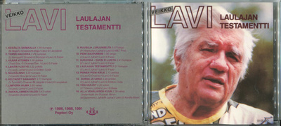 VEIKKO LAVI . CD-LEVY . LAULAJAN TESTAMENTTI
