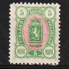 1889 5mk Vaakunamerkki leimaamattomana** - pikkukuva 1