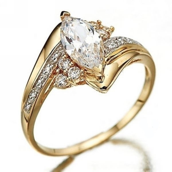 64 .. 18 KGF Kulta White Sapphire Kaunis .. Sormus