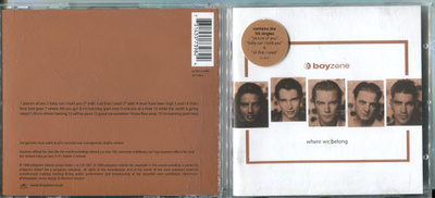 BOYZONE . CD-LEVY . WHERE WE BELONG