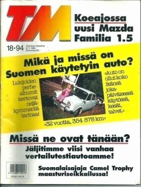 TM – Tekniikan Maailma 18 / 1994 - lehti