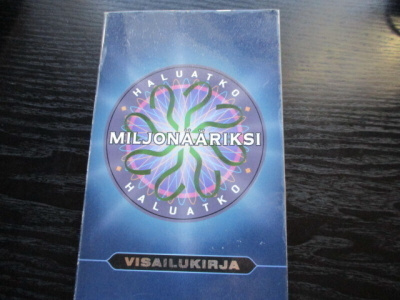 HALUATKO MILJONÄÄRIKSI, VISAILUKIRJA
