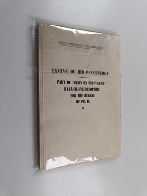 Björn Helmer Algoth Rembrandt : Essays on bio-psychology ...