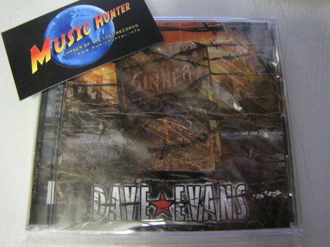 DAVE EVANS - SINNER UUSI CD NIMMARILLA