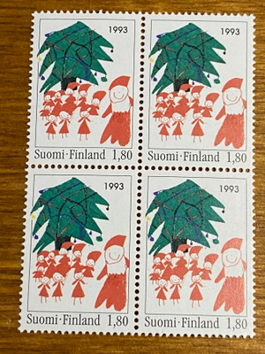 JOULU 1,80MK 1993 NELIÖ**