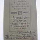 VANHA CDV Valokuva Parempi Rouva KOMEA Asu Hattu ym 1900-l - pikkukuva 2