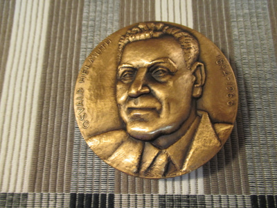 Osvald Helmuth 1894-1966 mitali /Raimo Heino 1977.