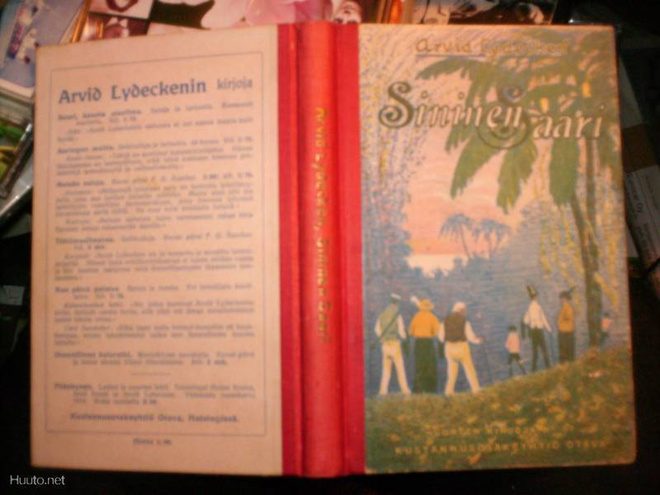 Arvid Lydecken SININEN SAARI ( 1 p. 1914 ) Sis.postikulut