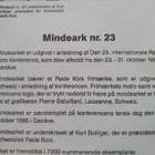 Tanskalainen Dansk Røde Kors' Mindeark nr. 23 muistoarkki - pikkukuva 4