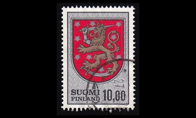 743y o Vaakuna 10 mk y-paperi (1974)