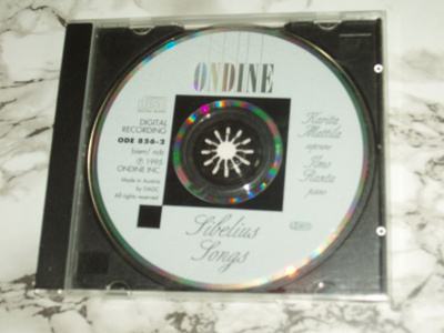 CD Sibelius Songs