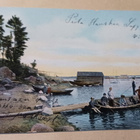 Loviisa, Antbyn rantaa, lapsia veneessä, k. k-k 1907 - pikkukuva 1