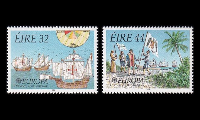 Irlanti 792-3 ** Europa Amerikan löytäminen (1992)