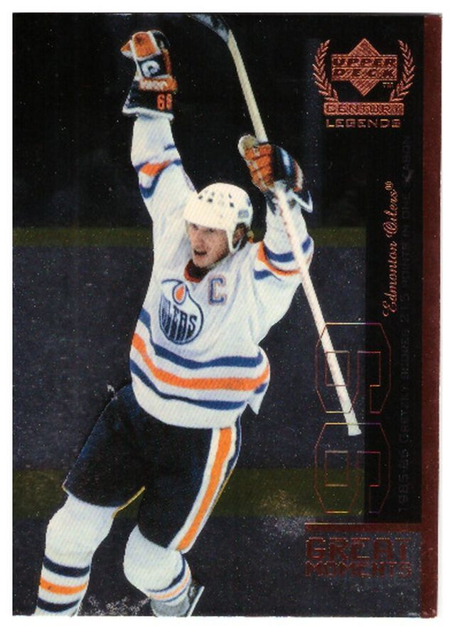 WAYNE GRETZKY Oilers, 99-00 Up.D. Century Legends #GM3