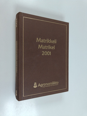 Agronomiliiton matrikkeli 2001 = Agronomförbundets matrik...