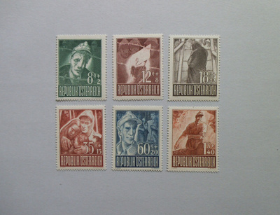 Itävalta Mi 829-834 **