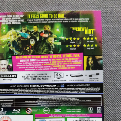 Suicide squad 4k ultra hd uusi