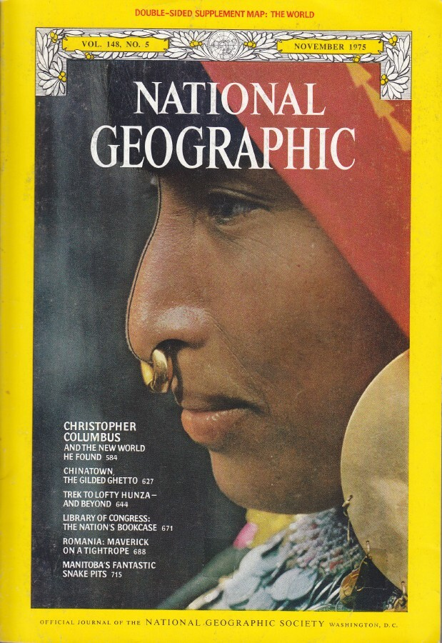 National Geographic vol.148 No.5 poster: The World