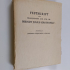 Festskrift för presidenten, jur. utr. dr Berndt Julius Gr... - pikkukuva 1
