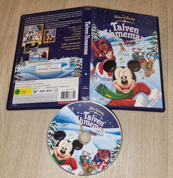 DVD Talven ihmemaa Disney FI