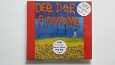 Dee Dee Ramone Terrorgruppe Punainen CD LTD 500 kpl Ramones