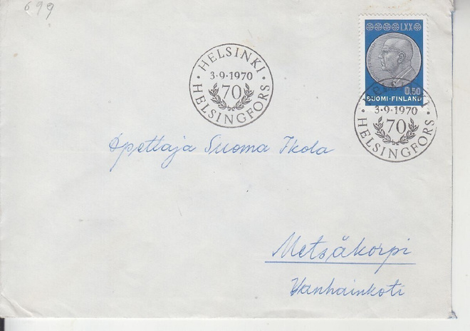 FDC 1970 Kekkonen