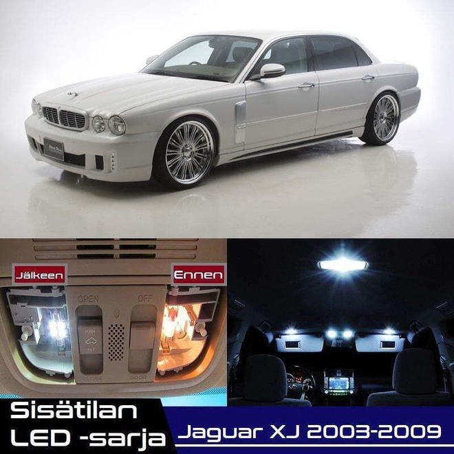 Jaguar XJ (X350/X358) Sisätilan LED-sarja 20-osa