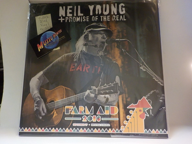 NEIL YOUNG + PROMISE OF THE REAL - FARM AID 2016 UUSI LP