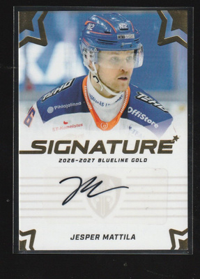 Jesper Mattila tappara Signature /40 Blueline 2026-27 s1