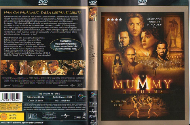Mummy Returns	(3 644)	K	-FI-	suomik.	DVD	egmont