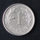 Suomi kolikko Hevosmiehen markka 1922 pillerissä - pikkukuva 3