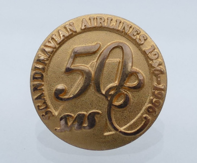 SAS 50 Scandinavian Airlines 1946-1996 pinssi