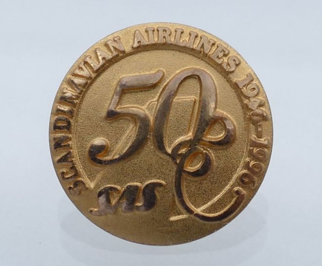 SAS 50  Scandinavian Airlines 1946-1996 pinssi