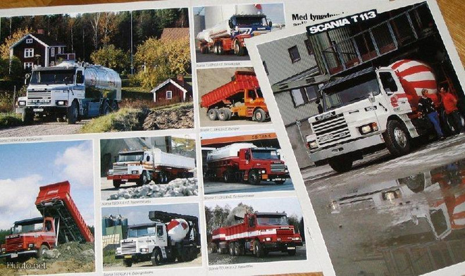 1989 Scania T 113 esite - KUIN UUSI