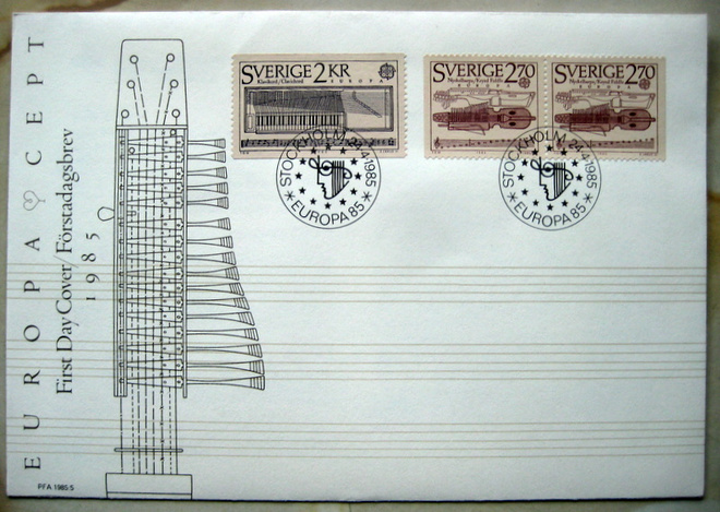 FDC Europa CEPT Ruotsi 24,1985 (95)